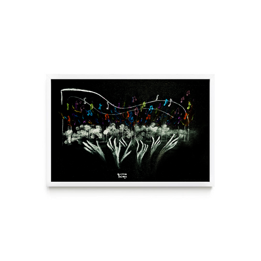 Piano Player Print