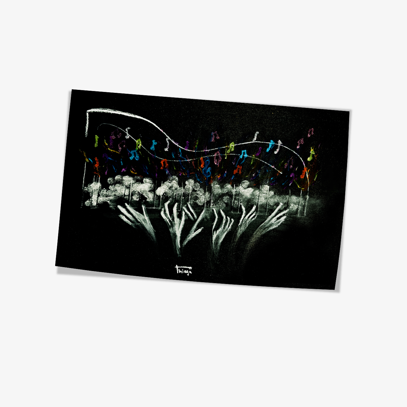 Piano Player Print